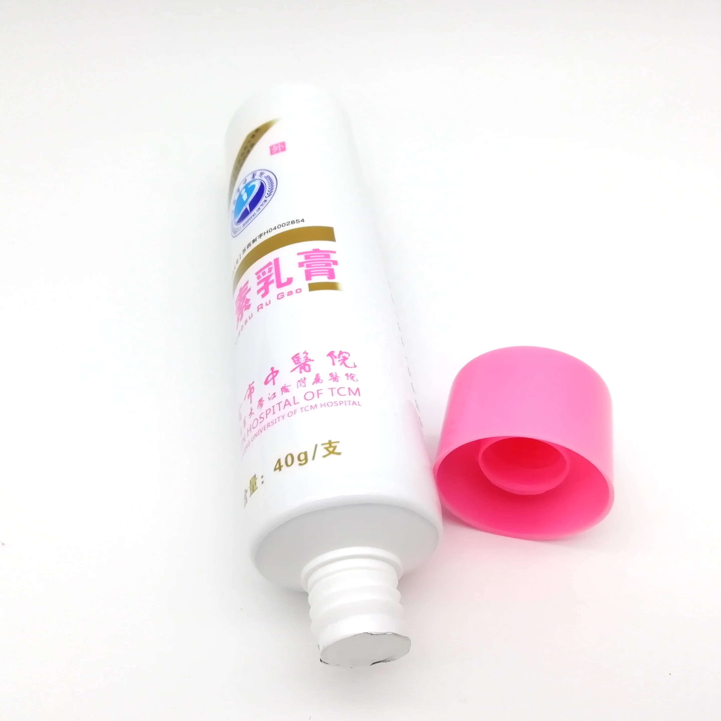 Customized Cream Aluminium Plastic Laminated Tubes