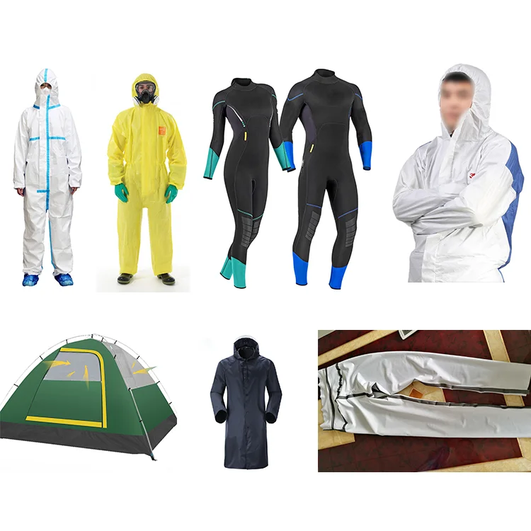 Easy Operation Dual Arms Hot Air Nylon Seam Tape Welder and Sealer for Elastic Fabric Waterproof Sealing