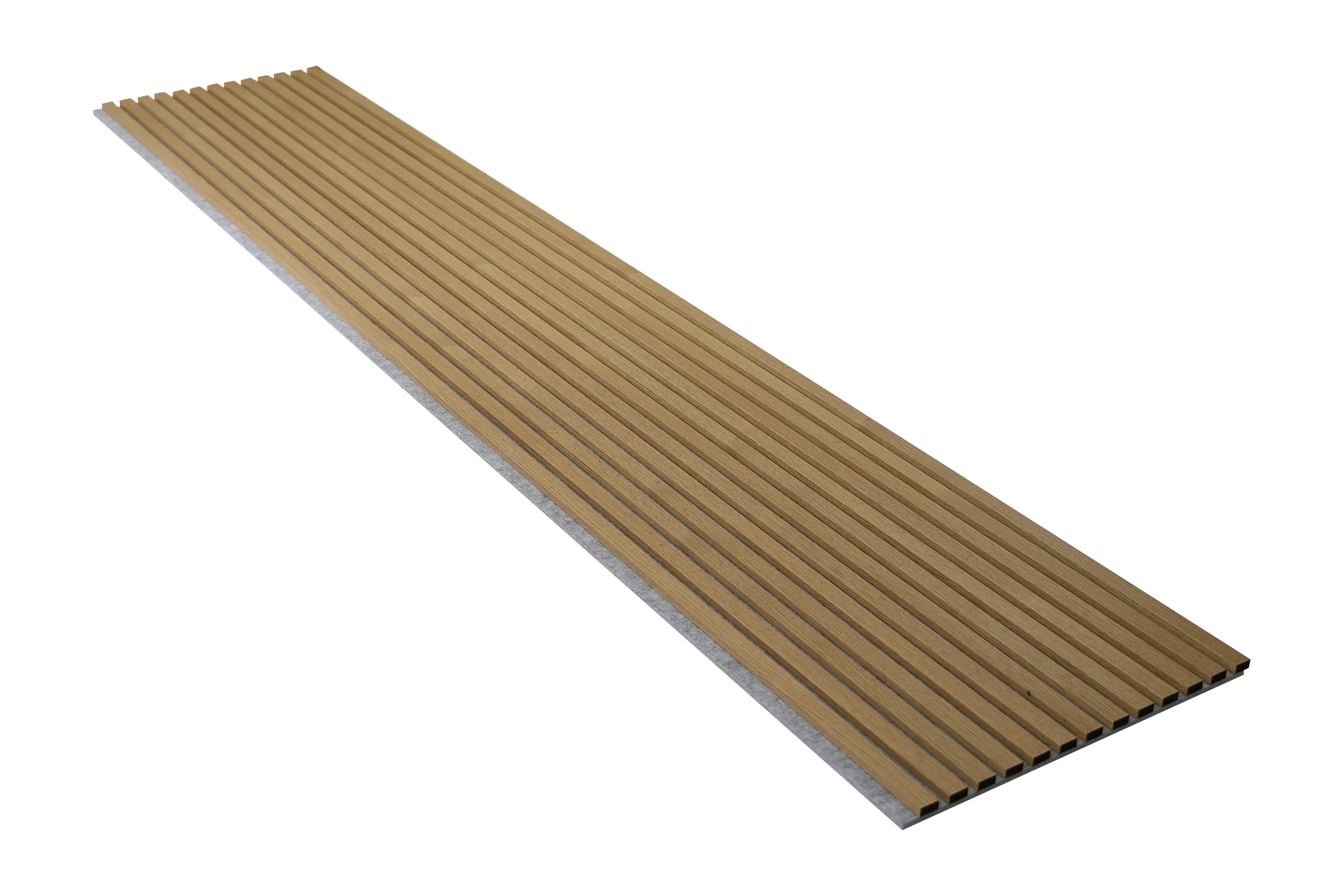 PET MD Wooden Slats Sound Absorbing Panels MDF Wooden slats