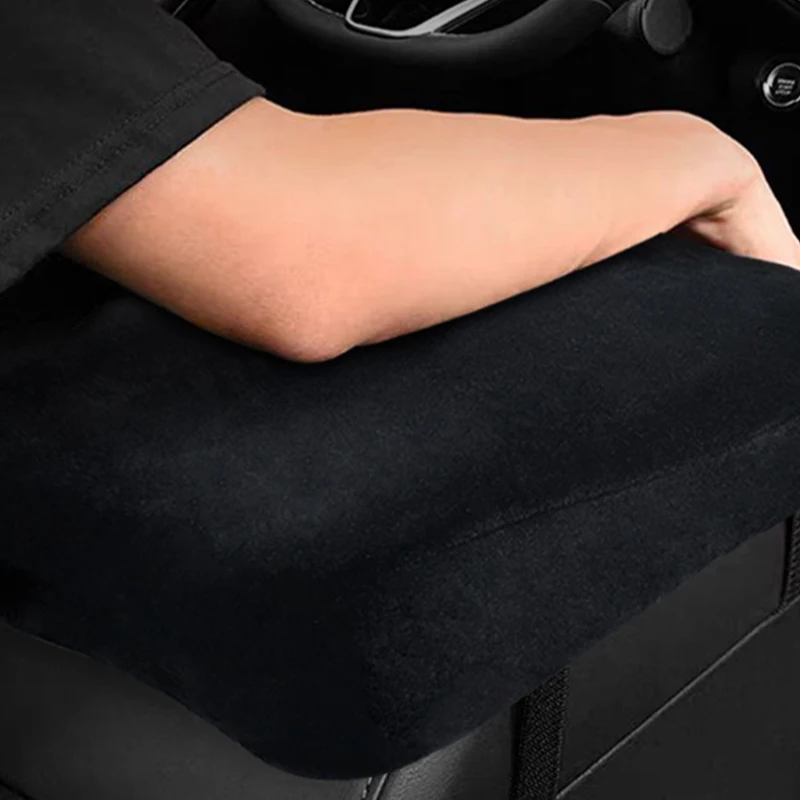 Car Memory Cotton Center Console Elbow Arm Rest Protection Pad General Chair Armrest Box Increase Cushion