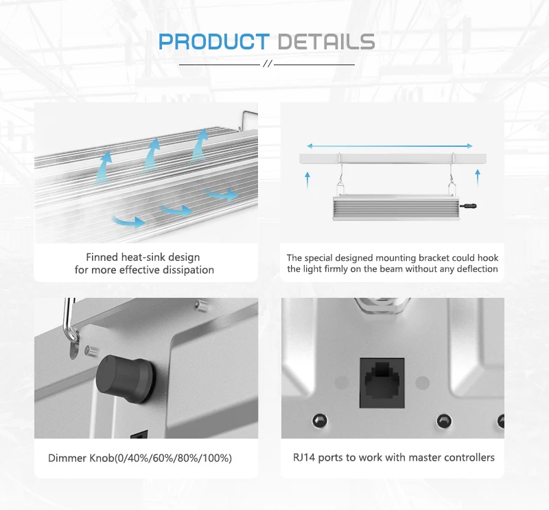 Greenhouse 450W grow light led 1:1 replace HPS/CMH Light lm301 led grow light full spectrum for indoor greenhouse