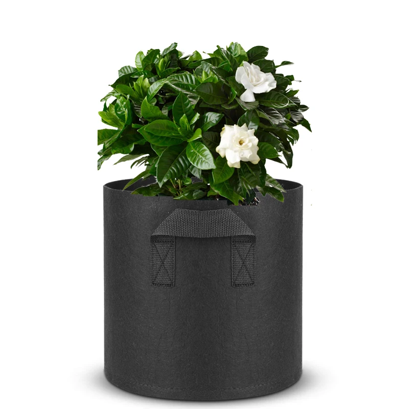 Customized 1 / 2 / 3 / 5 / 10 / 20 / 30 / 40 / 50 / 100 / 200/300 Gallo uv plant grow bags garden felt fabric pots