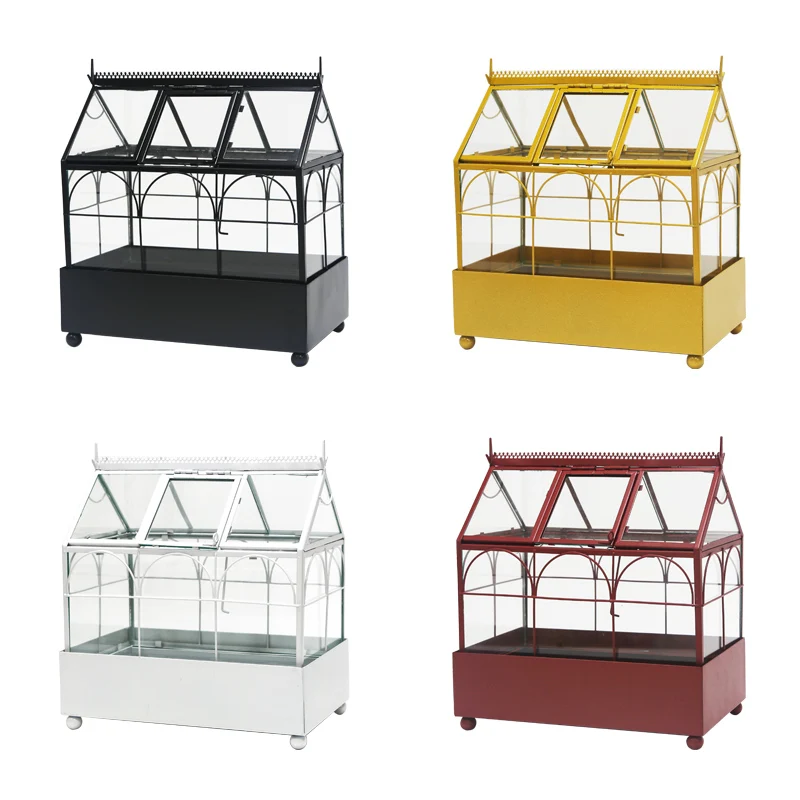 Factory Wholesale custom-made Glass Small Sunshine Room, plant display decorative cabinets