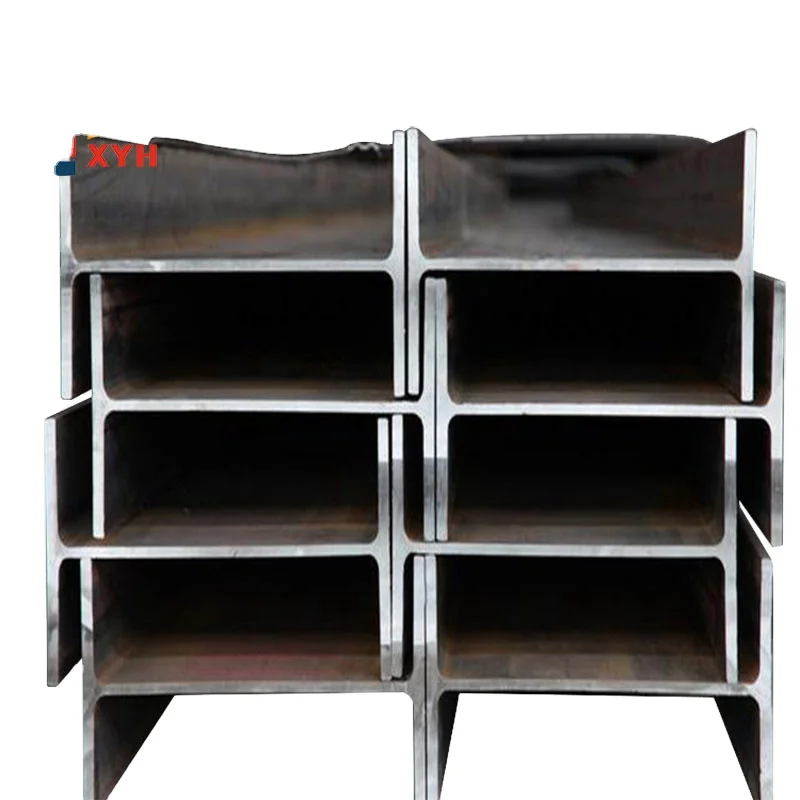 Structural steel beams standard size galvanized H-beam price per ton h iron beam i steel