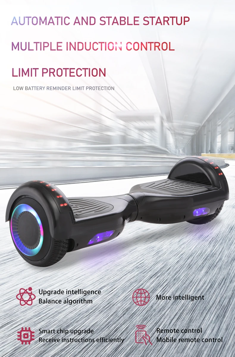 Cheapest 6.5 inch hoverboard UL-2272 tested self balancing scooter 2 power wheel Europe country free shipping