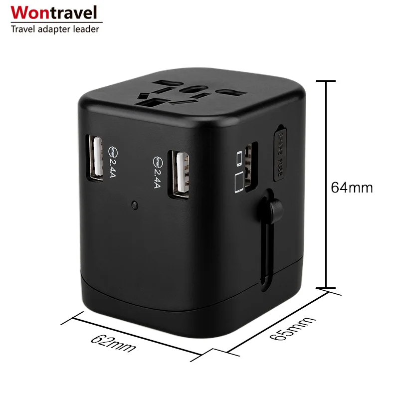 Electrical fast charging adapter multi socket 4.5A smart usb output multifunction socket charger