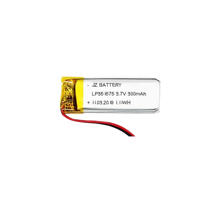 China Manufacturer 451550 3.7v 300mah lipo rechargeable battery