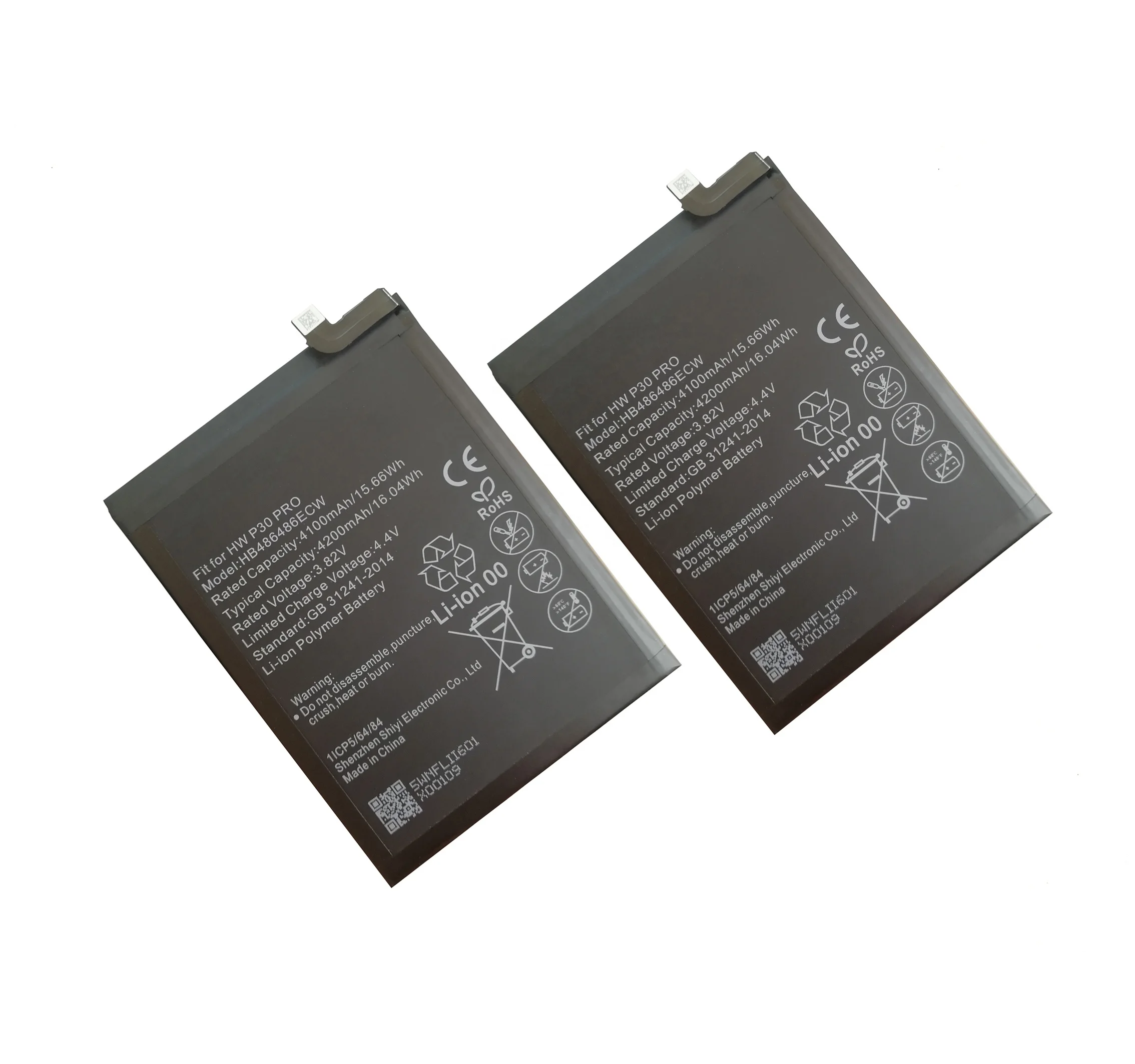 Factory Promotion New Manufacturing Rechargeable Battery lipo HB486486ECW for Huawei P30 Pro Mate 20 Pro Mate 20