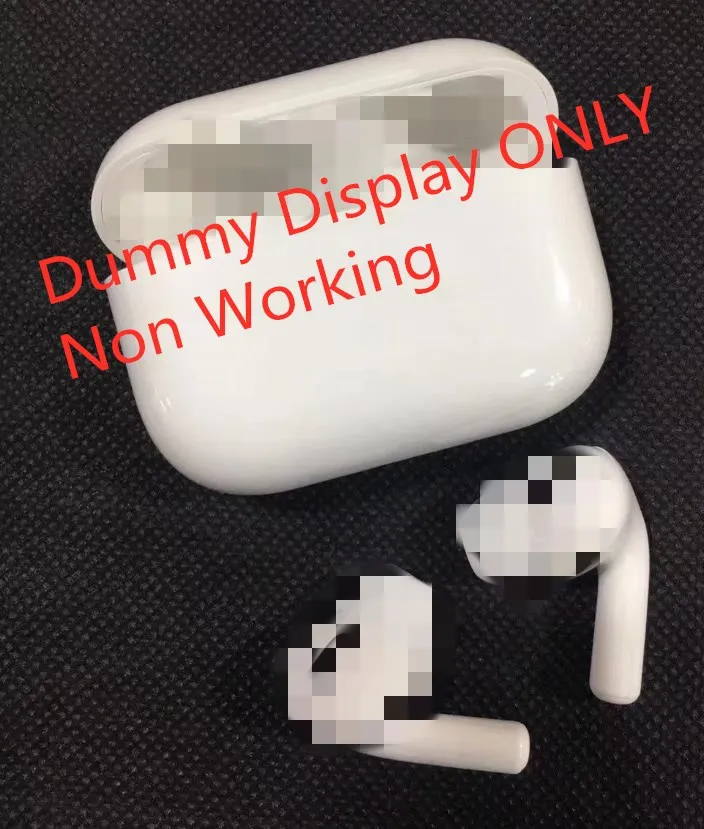No Electricity Earbuds Case Display Non Working Headphone No Battery Dummy Earphones Dummy For Airpods 2 For Airpods Pro