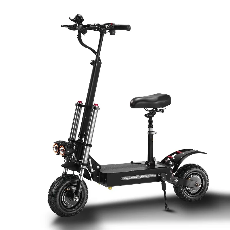 Boyueda 5600watt 60v 38ah Dual Motor Escooter Fat Tire Fast Electric Folding Scooter Scooters
