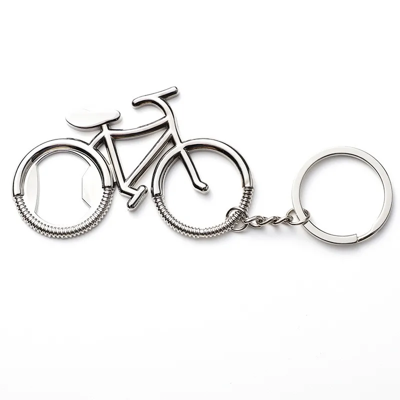 Creative bicycle bottle opener keychain small gift bicycle pendant factory direct sale
