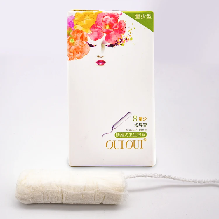 Wholesale Feminine Hygiene Products Private Label Women Plastic Pearls Applicator Organic Cotton Tampons