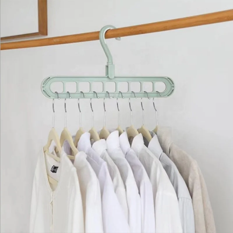 
9 Holes Wonder Magic Multiple Use Adjustable Hangers, Custom Clothes Hangers 