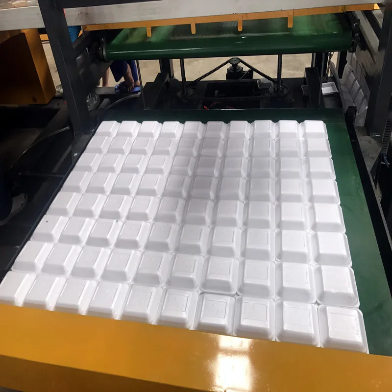 disposable Polystyrene PS plastic thermocol food box container plate making machine price in Pakistan