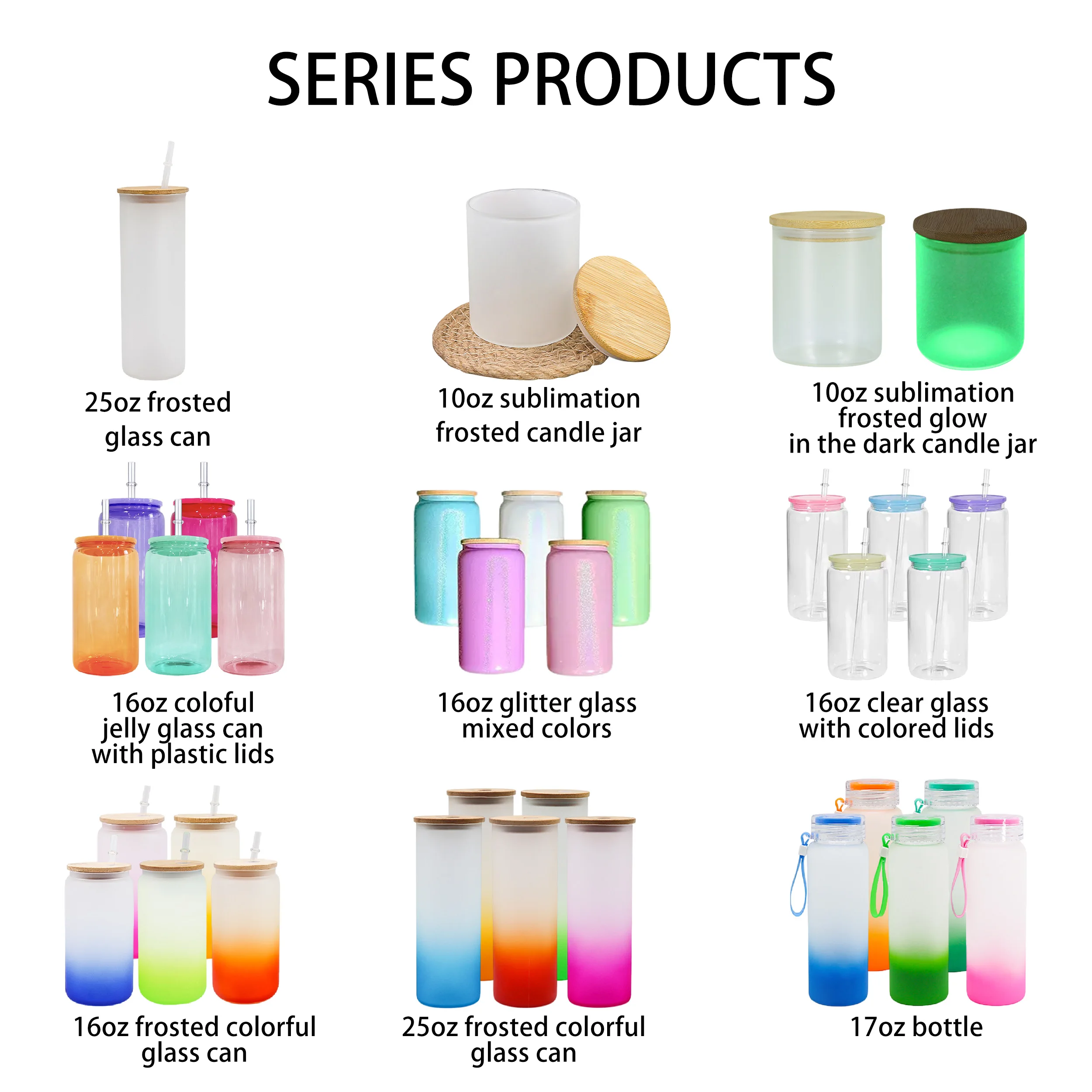 2024 Wholesale 16oz Glassware Tea Coffee Libby Beer Can Shaped Double Wall Sublimation Glass Can Cup with Bamboo Lid and Straw