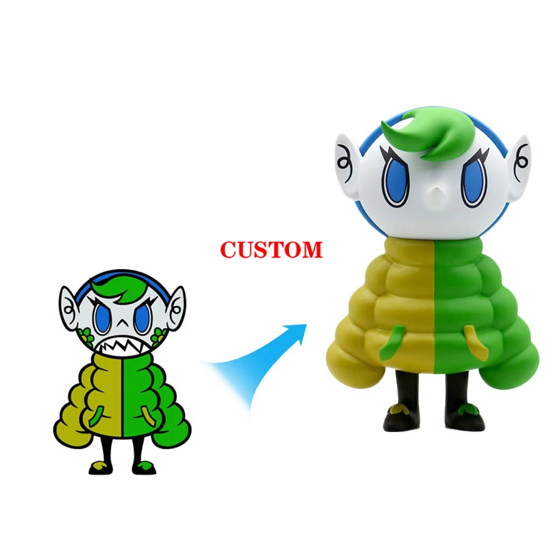 Custom making 3d printing soft plastic sofubi vinyl toy collection custom vinyl toy pvc action figure