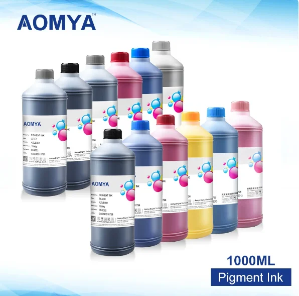 Aomya 1000ml Pigment Ink for Canon PFI-1700 PFI-57 PFI-1000 Pro 2000 4000 6000 6000s 6100s Pro 520 540 540s 560 printer