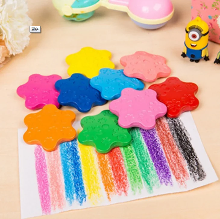 Разноцветный оптовая торговля детская одежда цвета милые юбки-пачки со звездочками, натуральный пчелиный воск моющийся мелки с изготовленным на заказ логосом