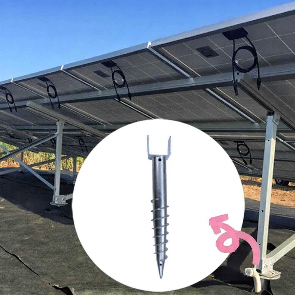 Hot Selling multifunction U Ground Screw Anchor For House Construction And Solar Power Station