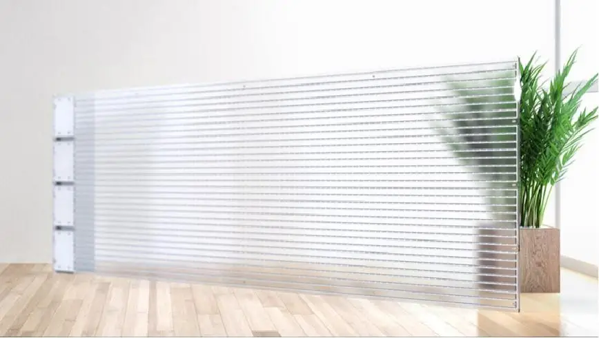 P6.5-6.5 P10-10 Soft Transparent Led Screen for cuved angled