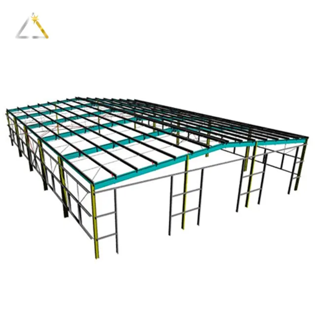 Rapid Prefab Small Warehouse Curtain Wall Structural Frame Pre-Engineered Building Steel Structure