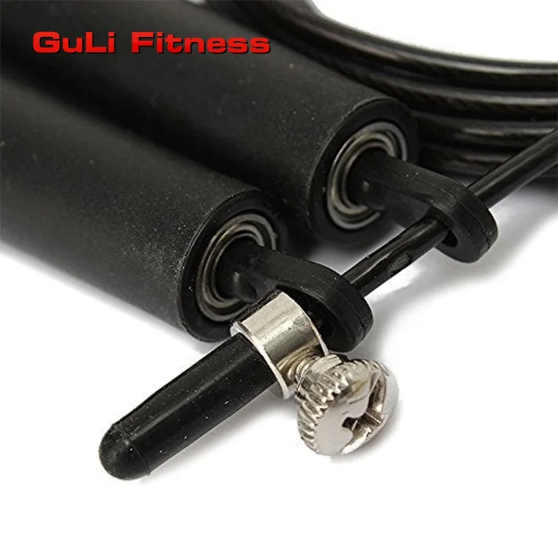 Guli Fitness Adjustable Speed Rope Plastic Cable Speed Heavy Weighted Skipping Rope Cheap Steel Wire Jump Rope
