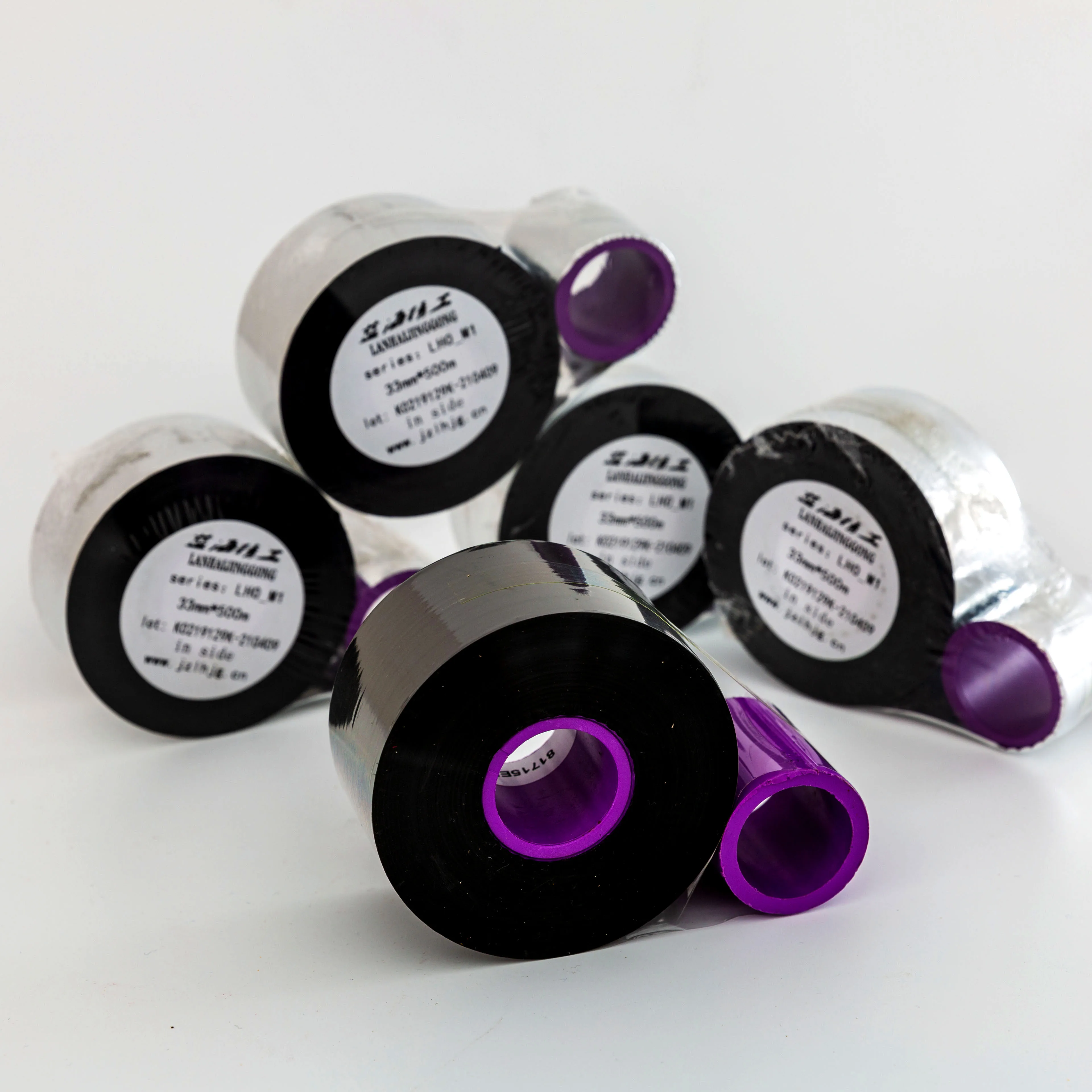 Premium Wax Resin TTO ribbon for thermal transfer overprinter coding machine