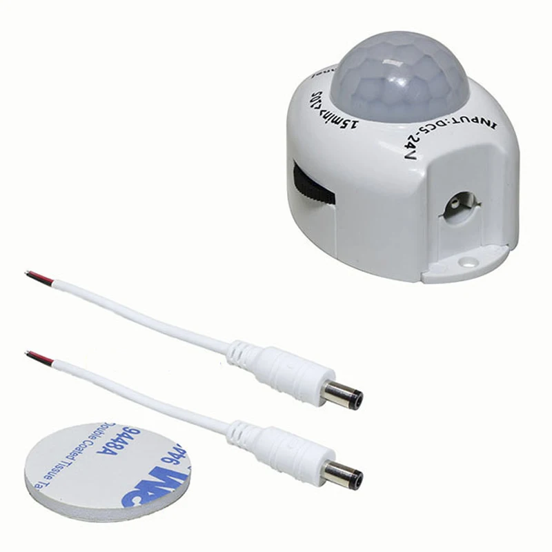 High Quality DC 5V 12V 24V 3A Body Induction Sensor Switch For Led Light PIR Motions Co Sensors