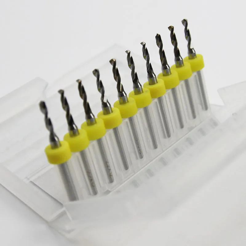 CNC Router Bit Set 0.8-3.175mm  /Metal PCB router bits Drill Bits  / Solid carbide drill bit