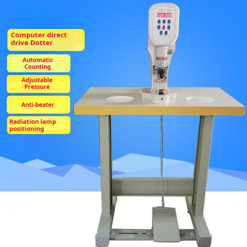 679XY Automatic snap button machine Semi-automatic computer anti-hand button machine for clothing buttoning