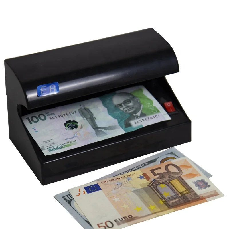 DC-101-3 Small Portable Fake Money Detector with UV lamp Counterfeit Bill Detecting machine for all currencies