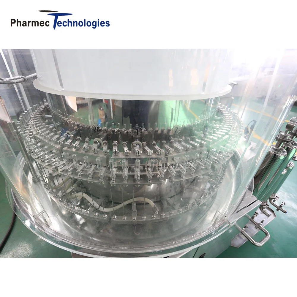Pharmaceutical Cosmetic Injection Automatic Glass Ampoule Filling and Sealing Machine