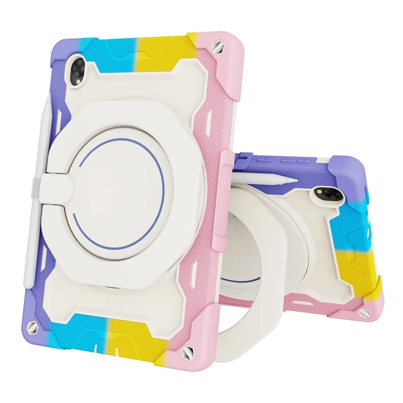 2022 Newest Silicone Tablet Cover Shockproof Tablet PC Case with Ring Kickstand For Lenovo Tab M10 Plus K10 P11