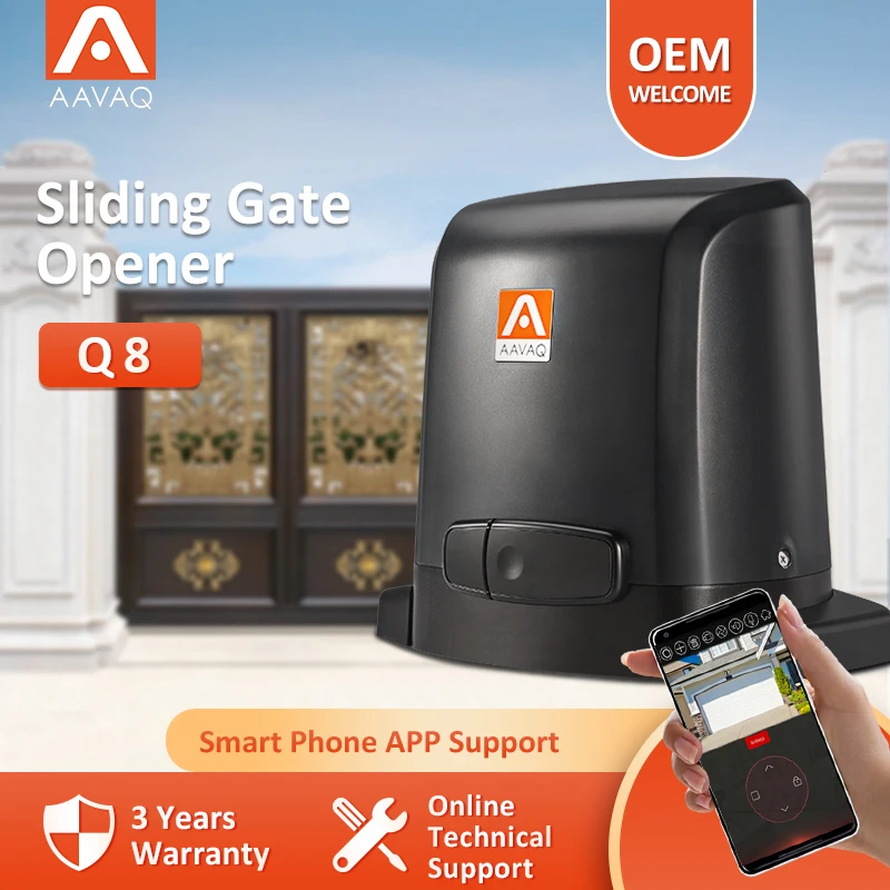 AAVAQ Q8 for 800kg Gate New Top--Rate Automatic Electric Slide Gate Opener/ Door Open Motor