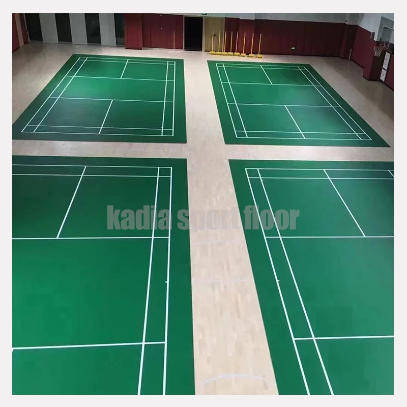 Professional Anti-slip portable badminton court mat