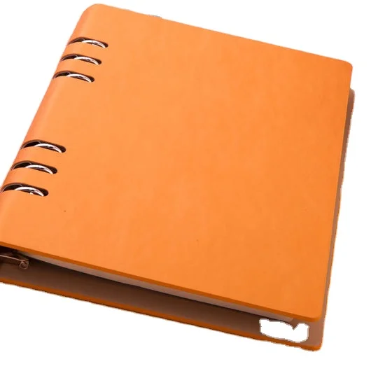 Notebook loose leaf business Notepad Korean creative A5 high grade color changing Pu suede book office  Promotional Gift
