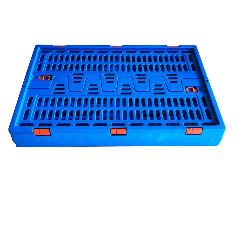 Factory Price Strong Plastic Foldable crate With Lid
