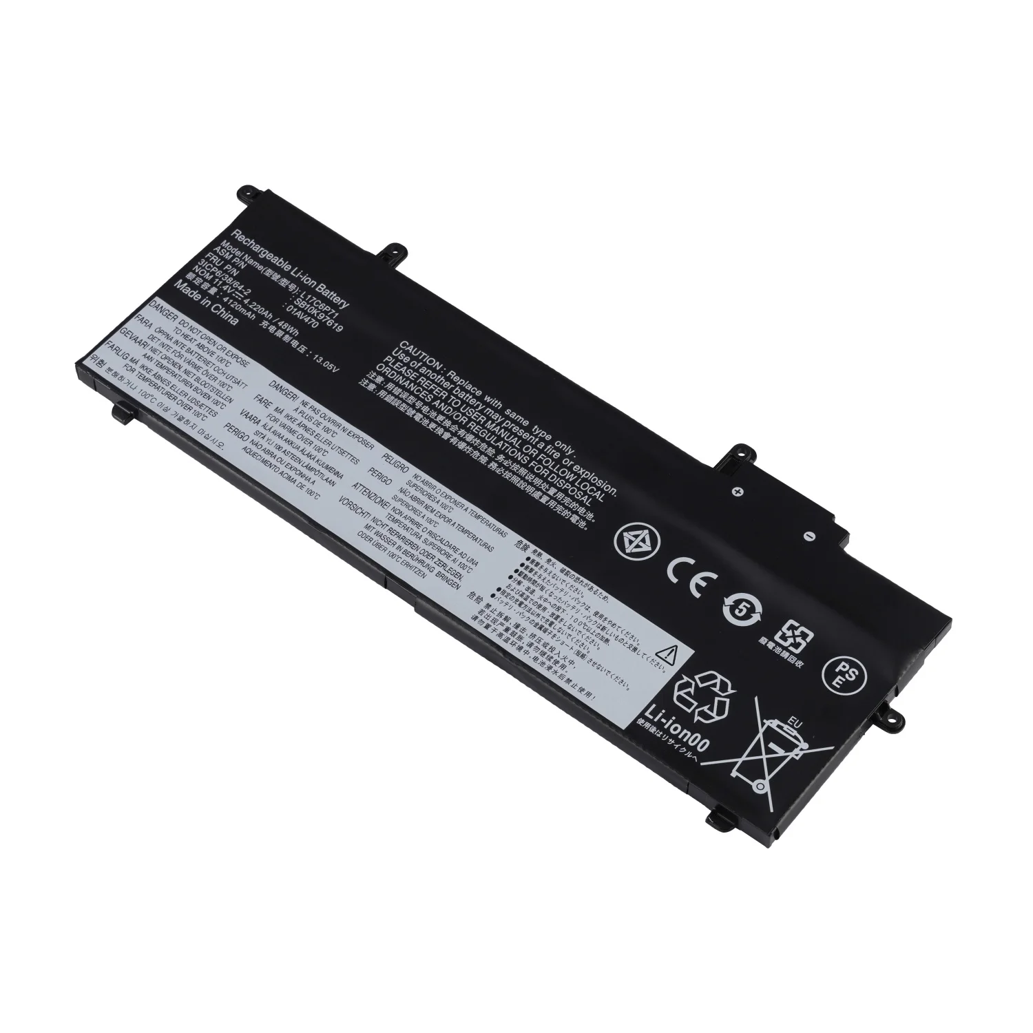 L17L6P71 Battery for Lenovo ThinkPad SB10K97619 SB10K97617 01AV470 L17C6P72 SB10K97629 01AV485 L17M6P72 01AV484