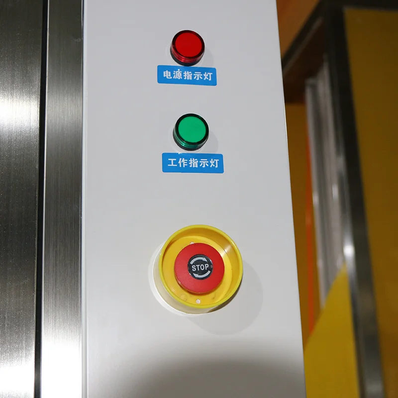 Painted exterior cold plate and interior stainless steel air shower with large air volume