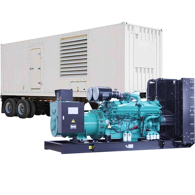 60Hz power with engine KTA50-G3 1100kw 1400kva diesel power generators silent price