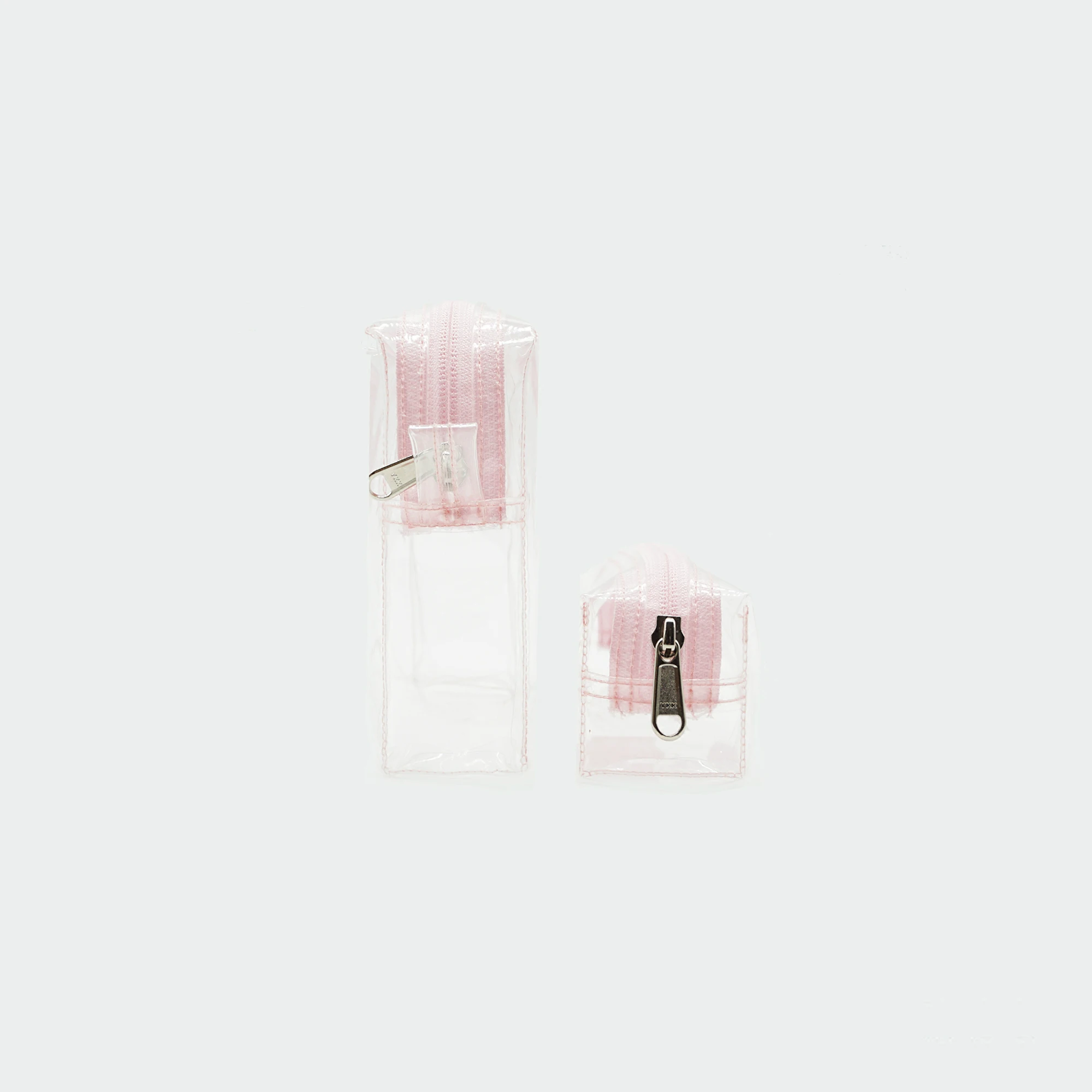 Chiterion Custom Wholesale Waterproof Transparent TPU Cosmetic Makeup Toiletry Travel Wash Bag Zipper Pouch Big Small Square