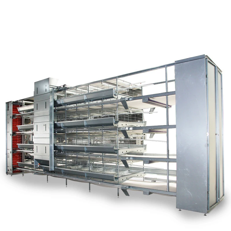 Egg cage breeding equipment/Automatic hot-dip galvanized chicken coop/Automated stacked chicken cages