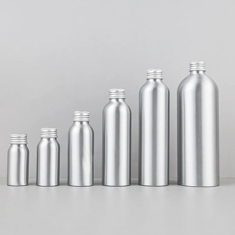 Electroplated Aluminum Perfume Bottle Metal Cosmetic Spray Bottle For Metal Bottle Packing