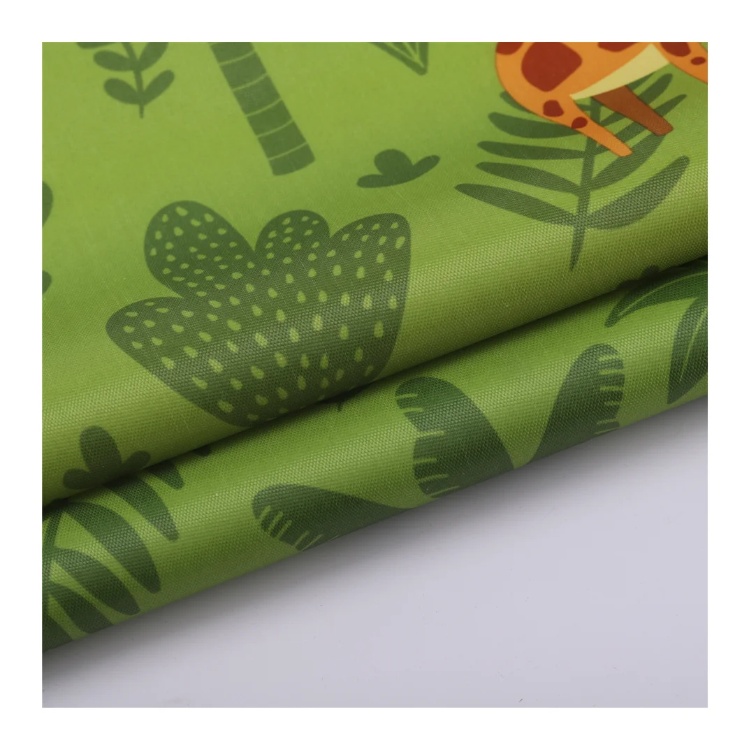 420D Oxford print coated PVC polyester fabric is used for simple wardrobe fabric wholesale thermal fabric