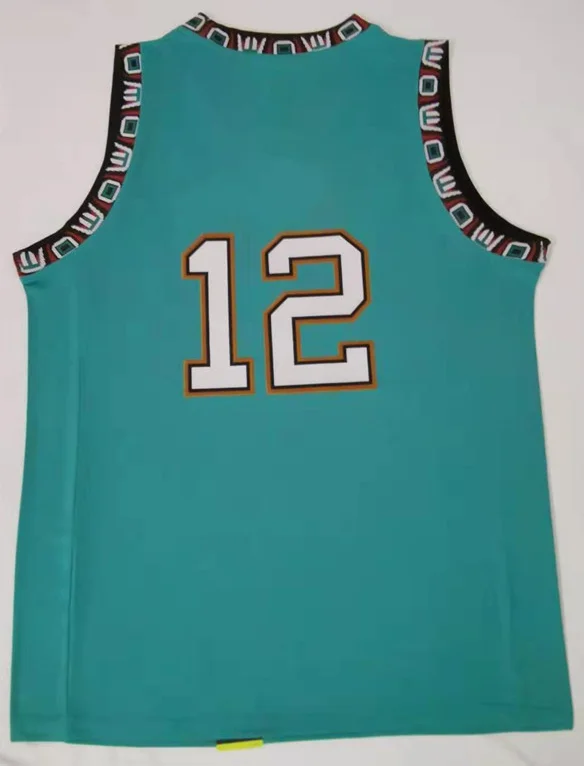 Wholesale Custom High Quality Men Embroidery #12 Ja Morant Basketball Jerseys