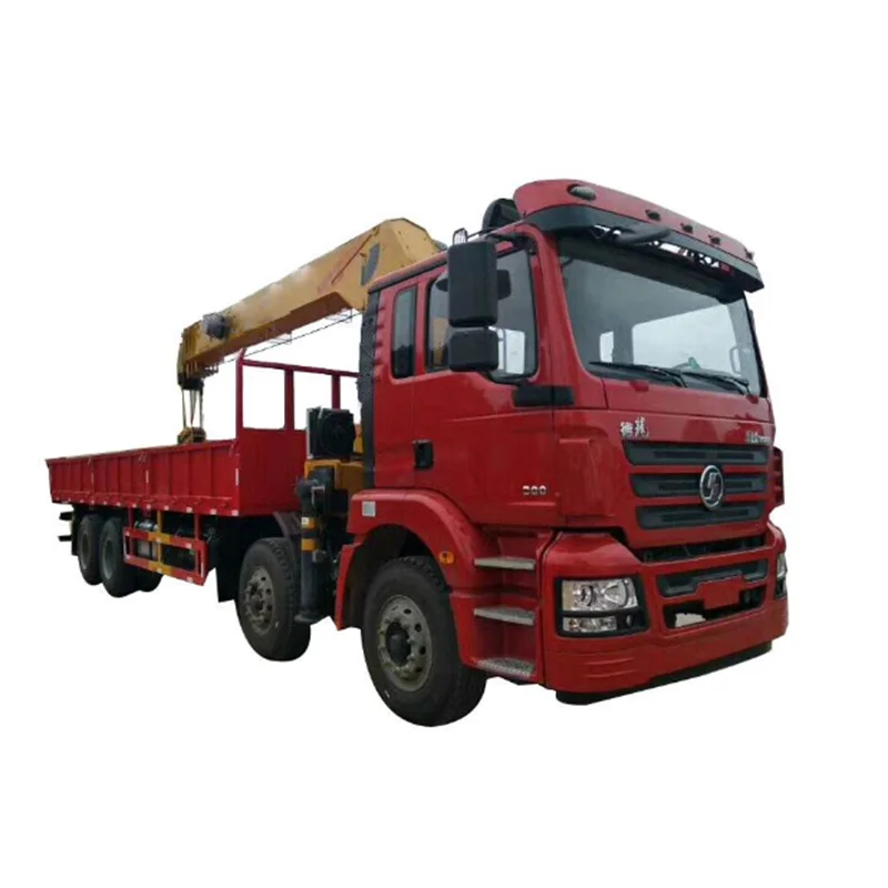 6 Ton 4-stage Jib Straight Telescopic Boom Hydraulic Crane Truck with lifting Box