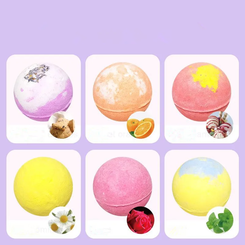 Organic Salt Flower Kids Luxury Rainbow Bath Bombs