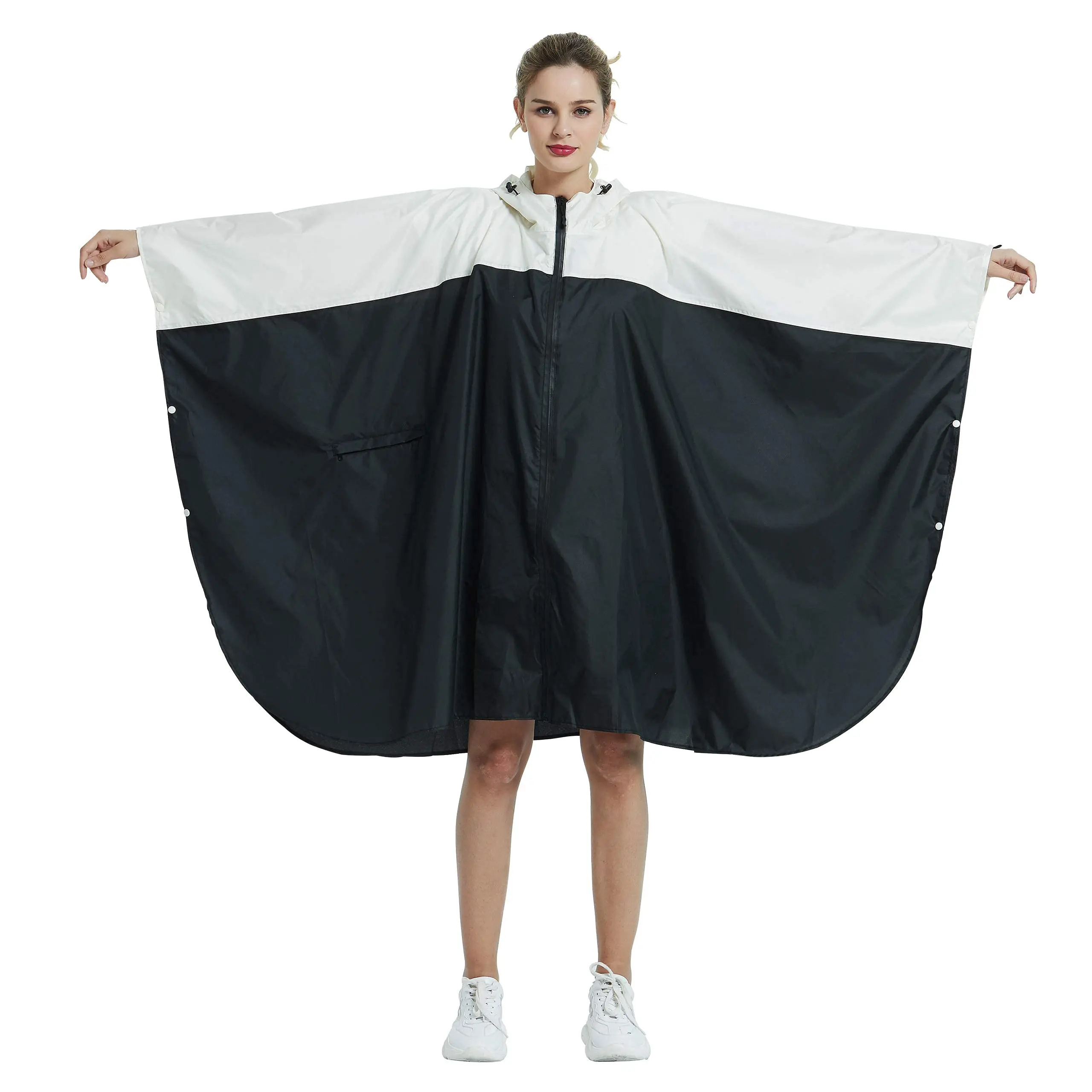 Jacket Coat Hooded Zipper Style for Women/Men/Adult with Pocket