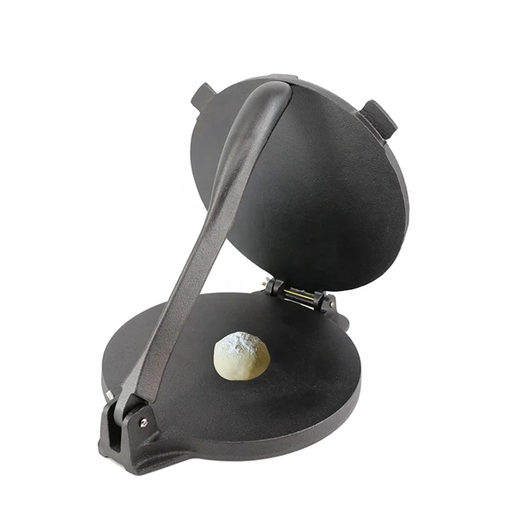 Pre-seasoned  cast iron tortilla press