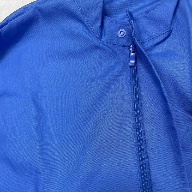 Unique Design Stand Chinese Collar Zipper Food Factory Uniform Classic Fit Mandarin Collar Sleeves Unisex Lab Coats